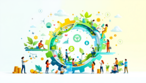 Ciclo da Economia Circular: Sustentabilidade, Tecnologia e Lucro em Harmonia